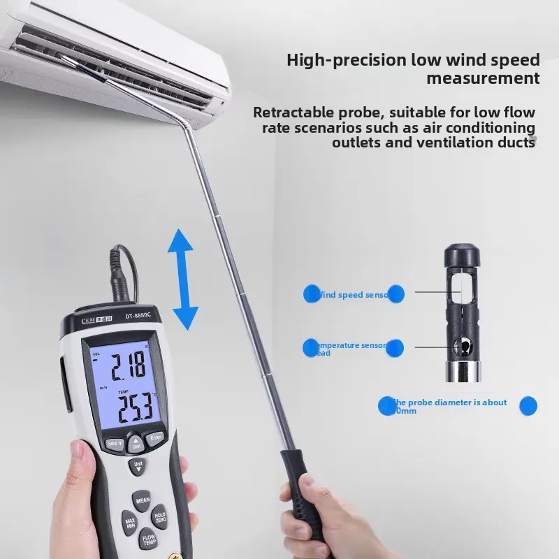 Anemometer Wind Speed - 인기 판매 중인 DT-8880C 열식 열전열