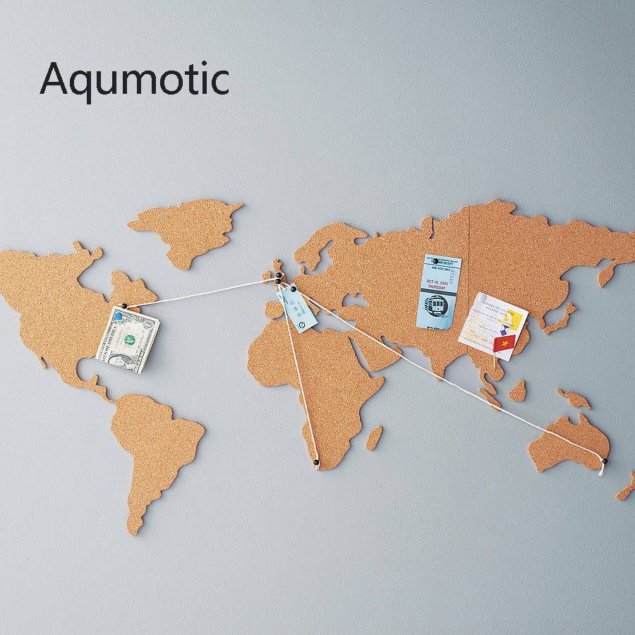 Aqumotic 코르크 세계지도 여행 메시지 보드 DI - Star Map Poster 리뷰 및 가격