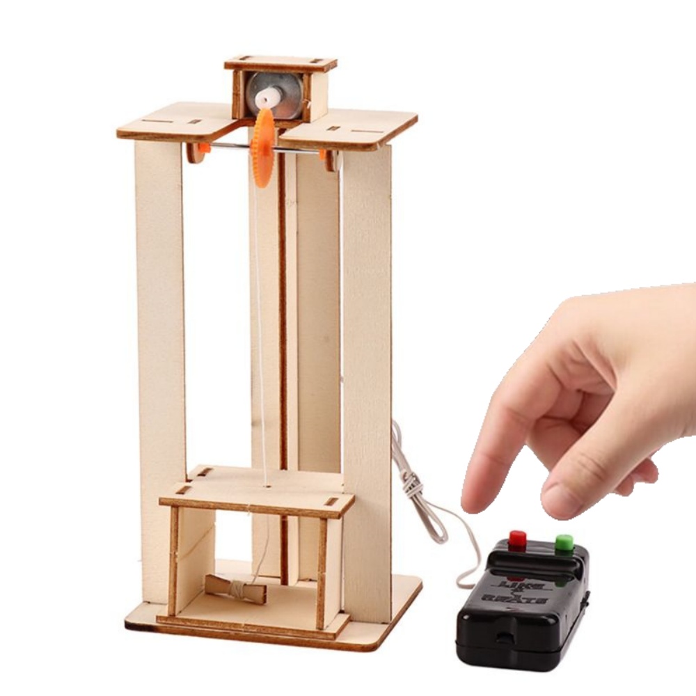DIY 전기 엘리베이터 리프트 모델 퍼즐 장난감 과학  - Science Max 리뷰 및 가격