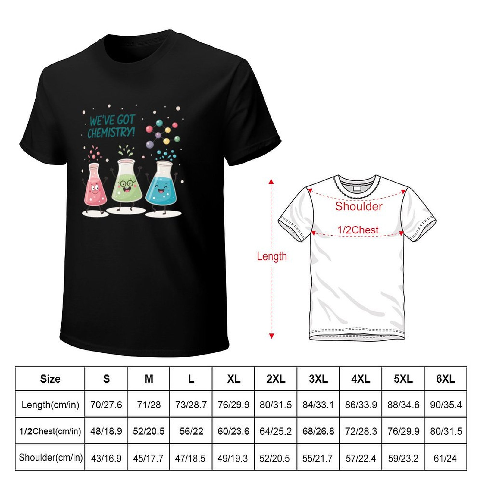 과학 실험용 비커 친구들 티셔츠 모던 스타일 프린트 티 - Science Buddy 리뷰 및 가격